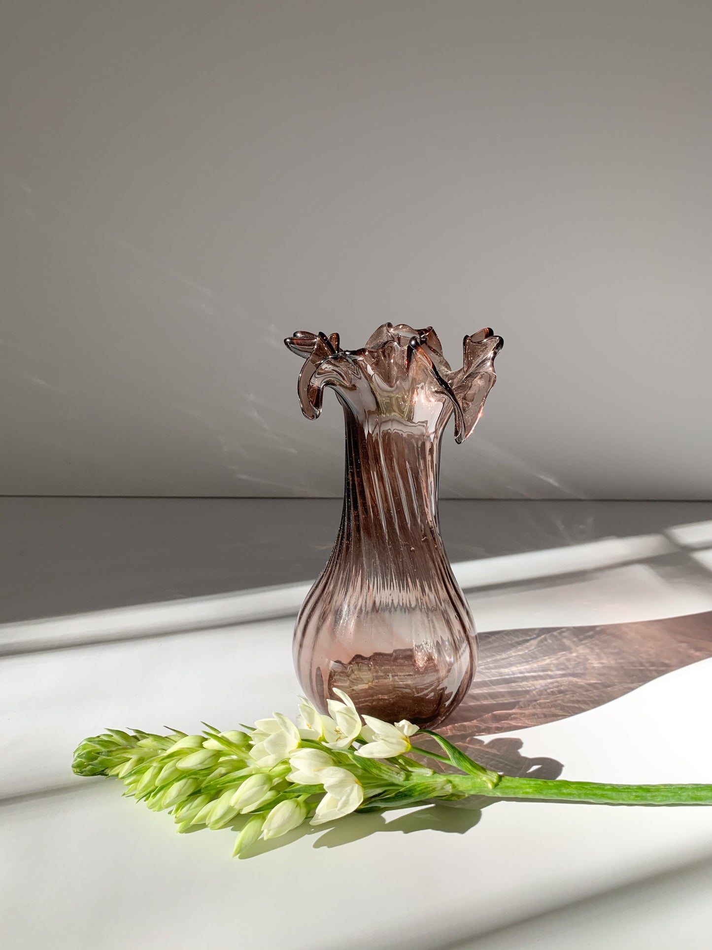 Handkerchief Murano Glass Vase