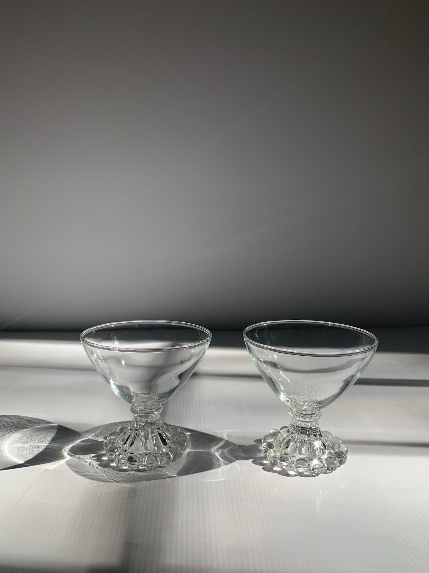 Vintage Depression Cocktail Glasses