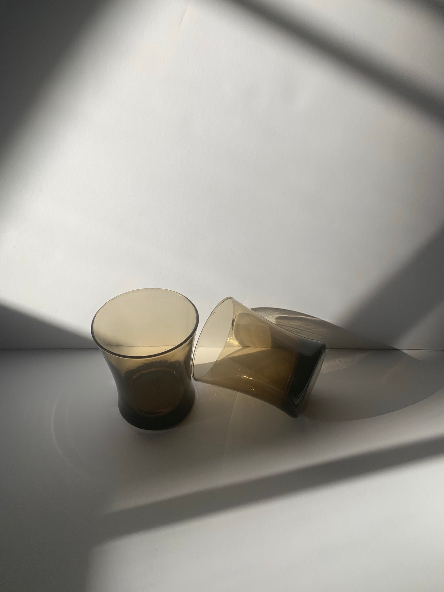 Swedish Modern Smoked Glasses