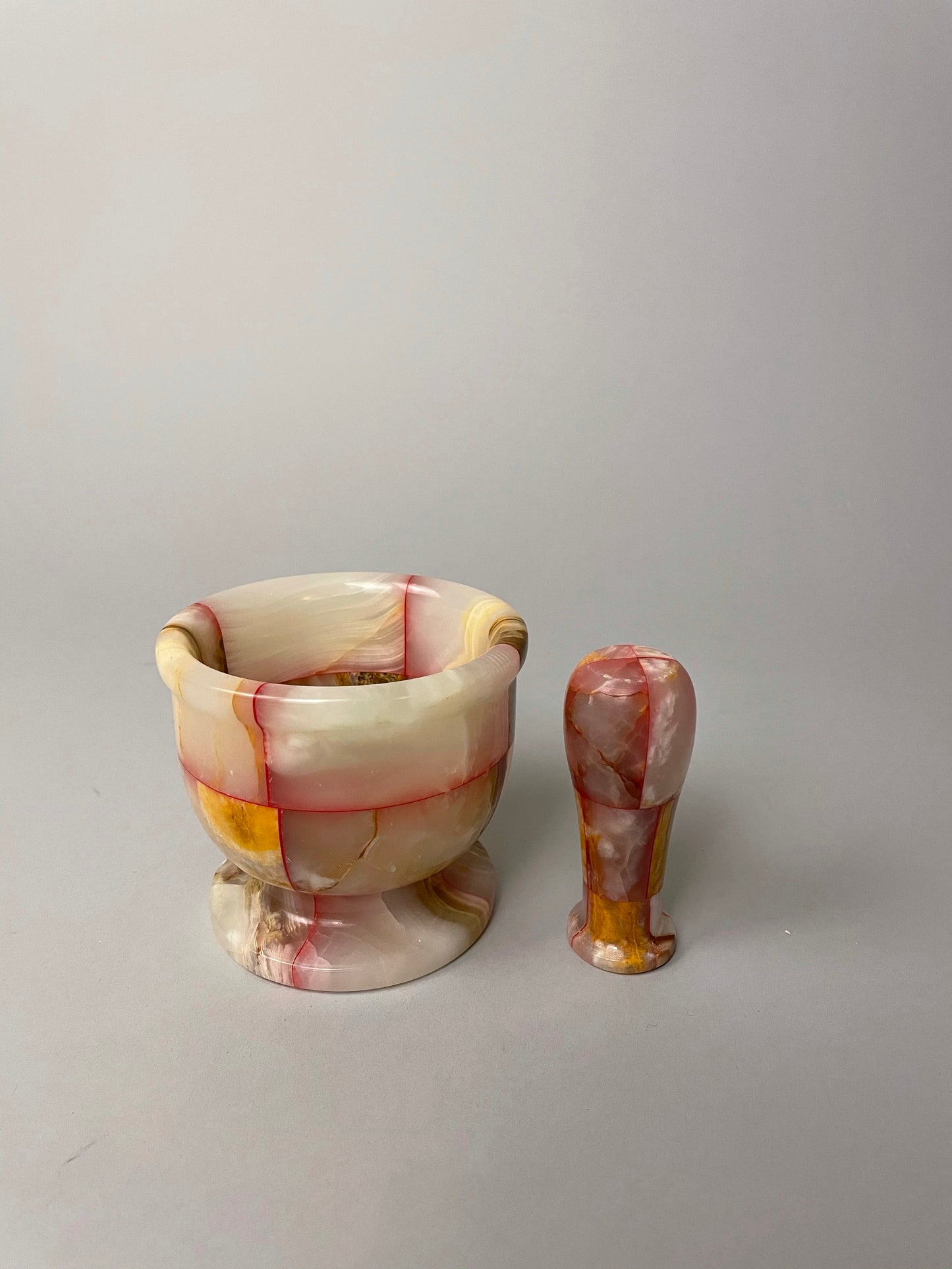 Vintage Marble Mortar and Pestle