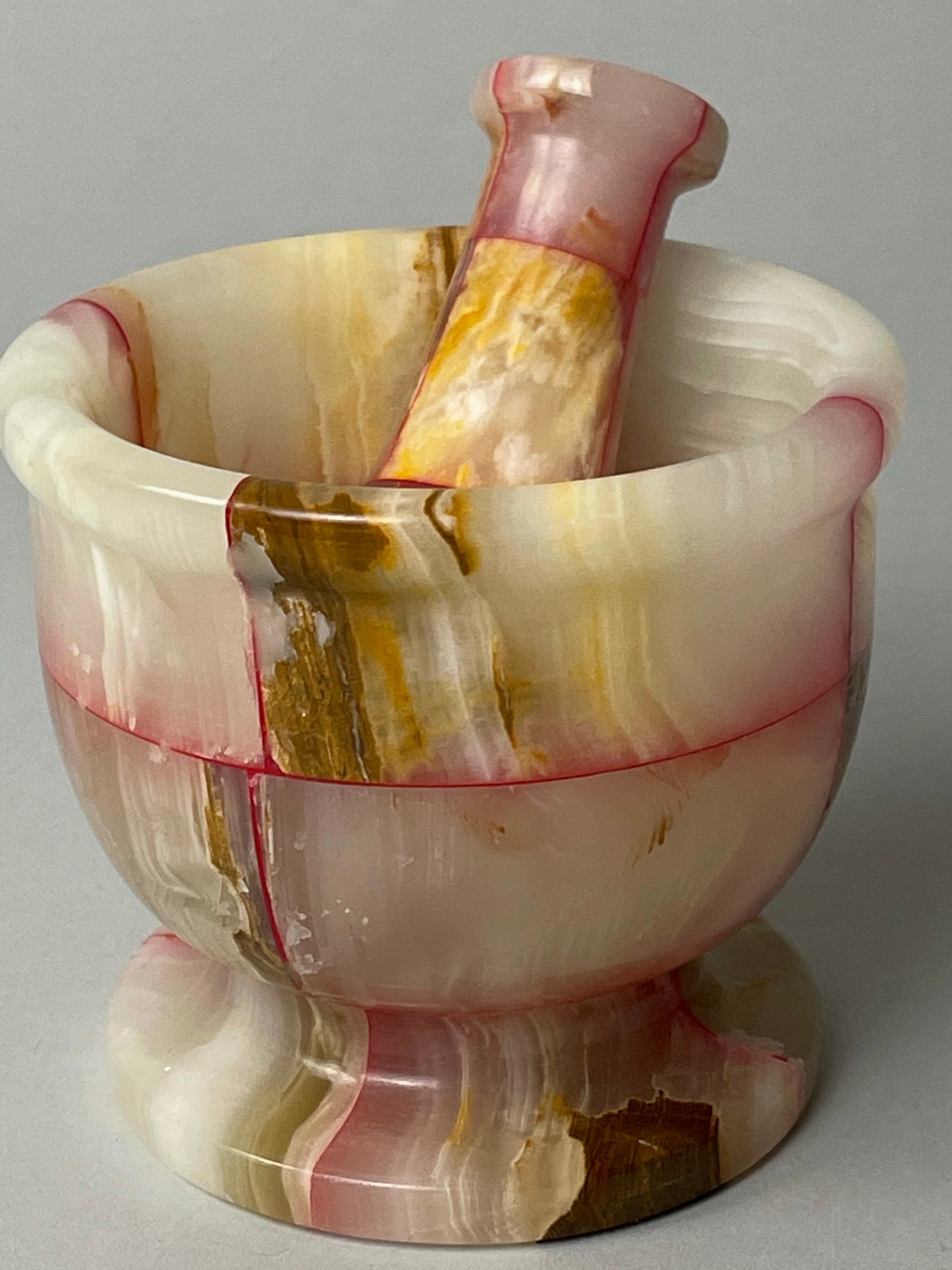 Vintage Marble Mortar and Pestle