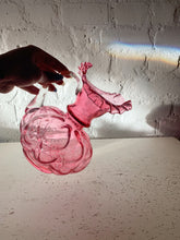 Load image into Gallery viewer, Antique Pink Blown Glass Pitcher
