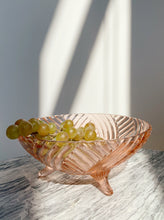 Load image into Gallery viewer, Pink Sculpted Glass Bowl
