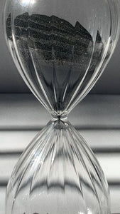 Vintage Crystal Hourglass