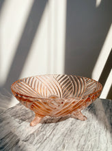 Load image into Gallery viewer, Pink Sculpted Glass Bowl
