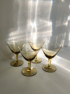 Swedish Smoked Martini Glasses