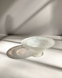 Vintage Smokey Murano Art Glass Bowl