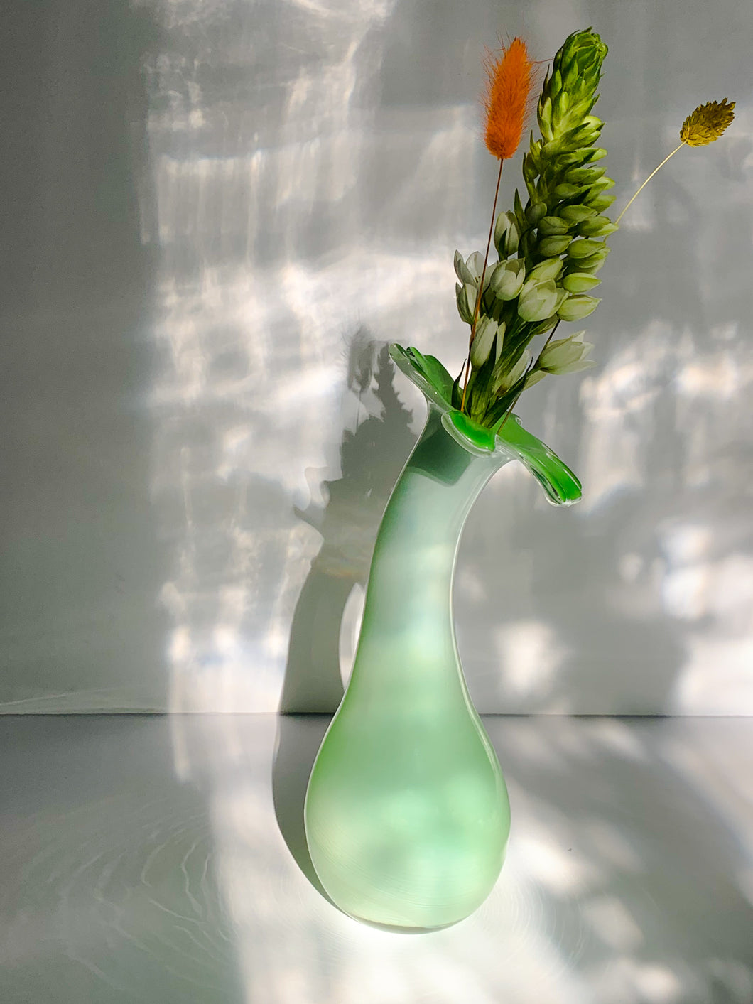 Vintage Sculptured Floral Vase