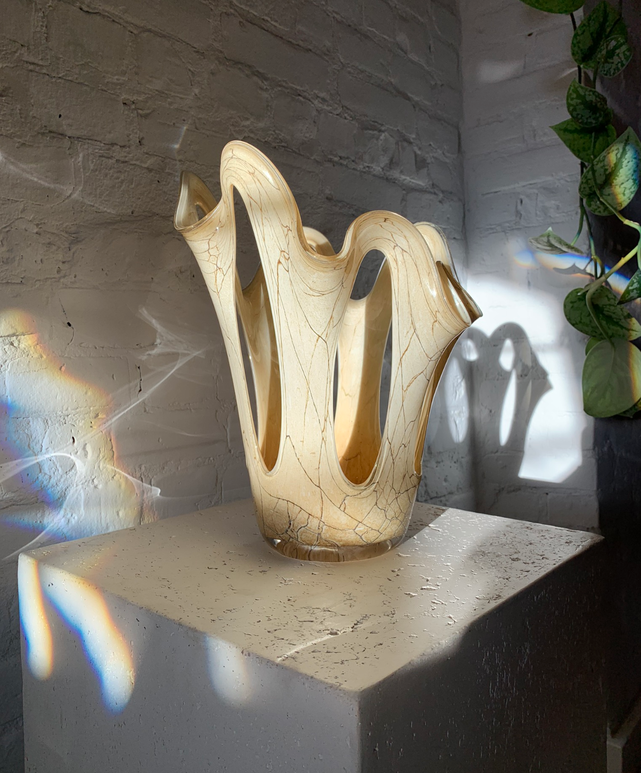 Distorted Glass Vase