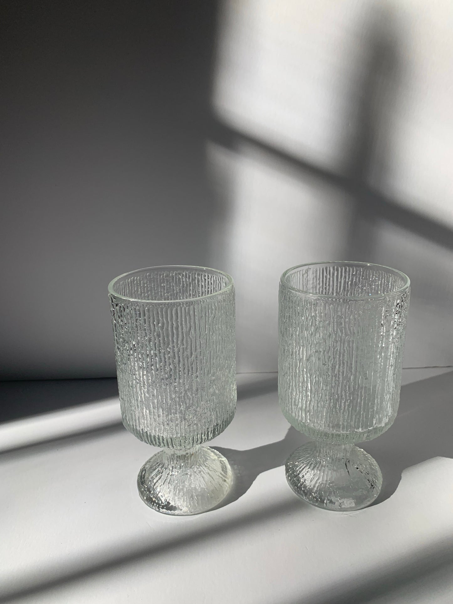 Vintage Textured Glassware